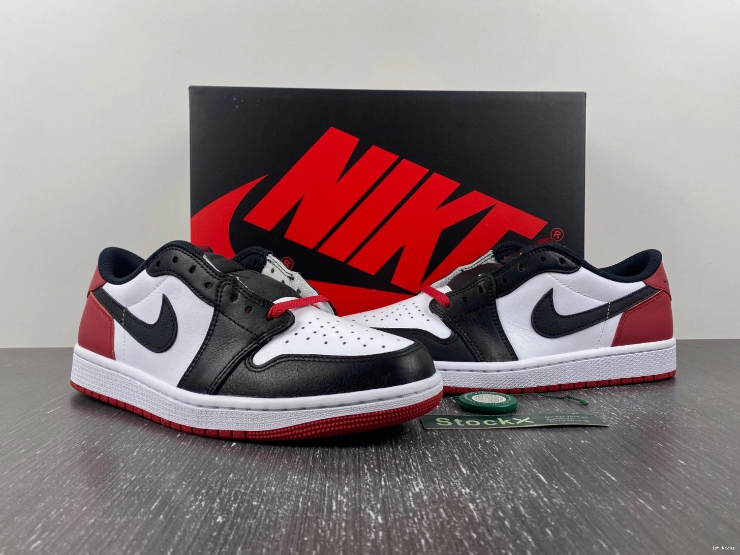 Jordan Toe - 1 Retro Low OG CZ0790-106 Black 0518
